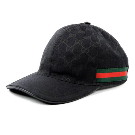 gucci gg baseball cap black|original Gucci hat.